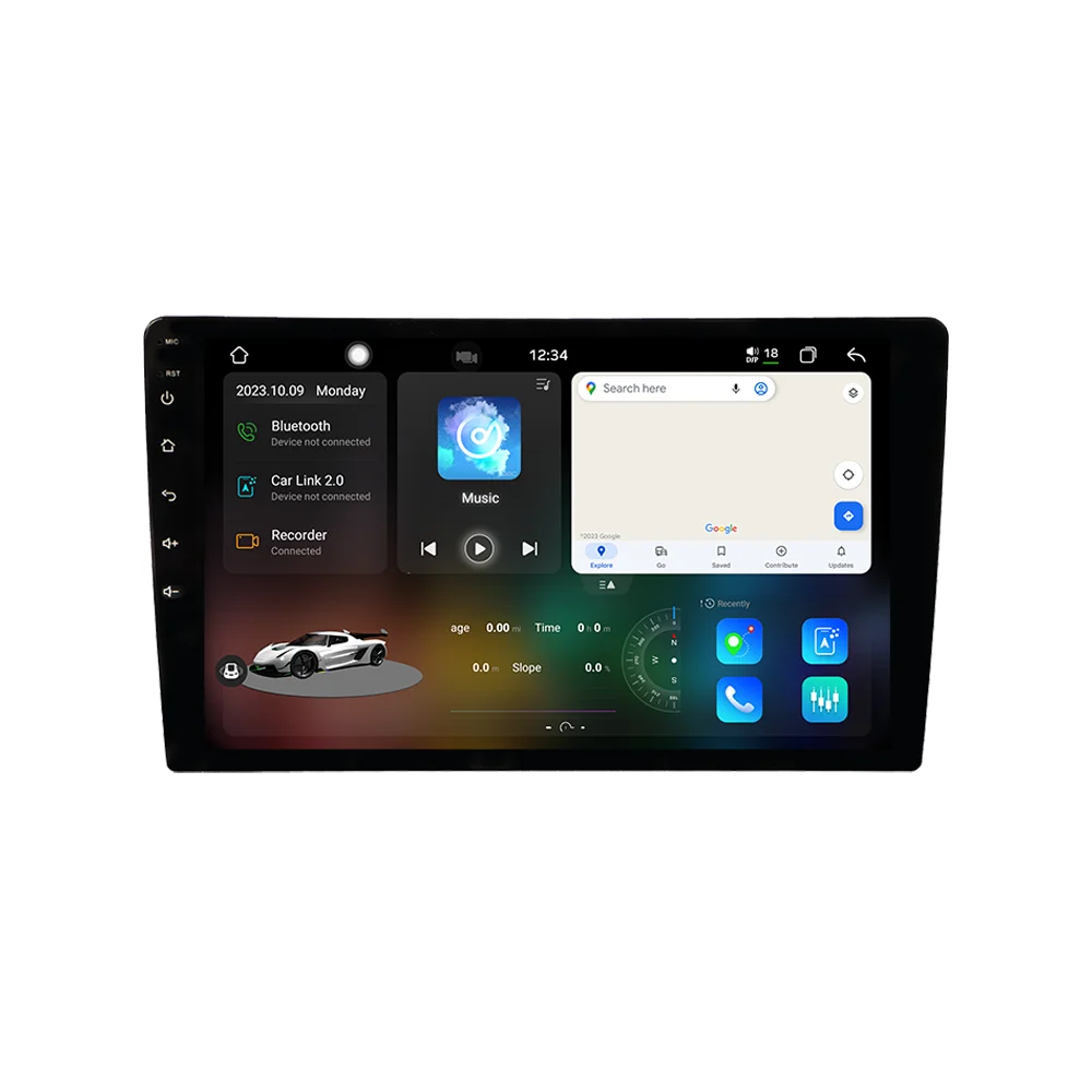 7870 Universal 2K Touch screen Android 13 Car split-screen GPS/AM/FM/BT Navigation Radio Multimedia Video Car DVD Player