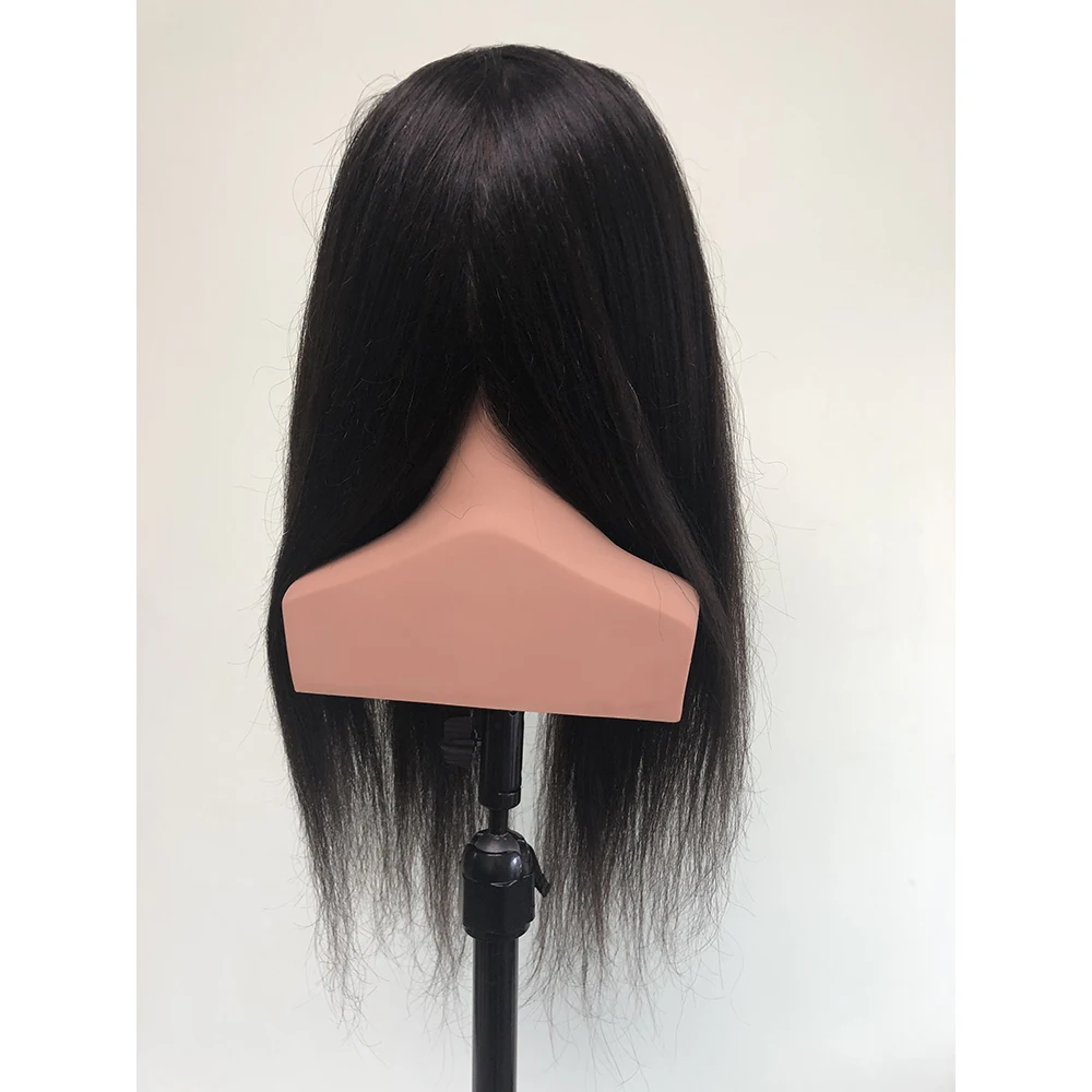 American African  face darker skin  Human Hair  mannequin training head