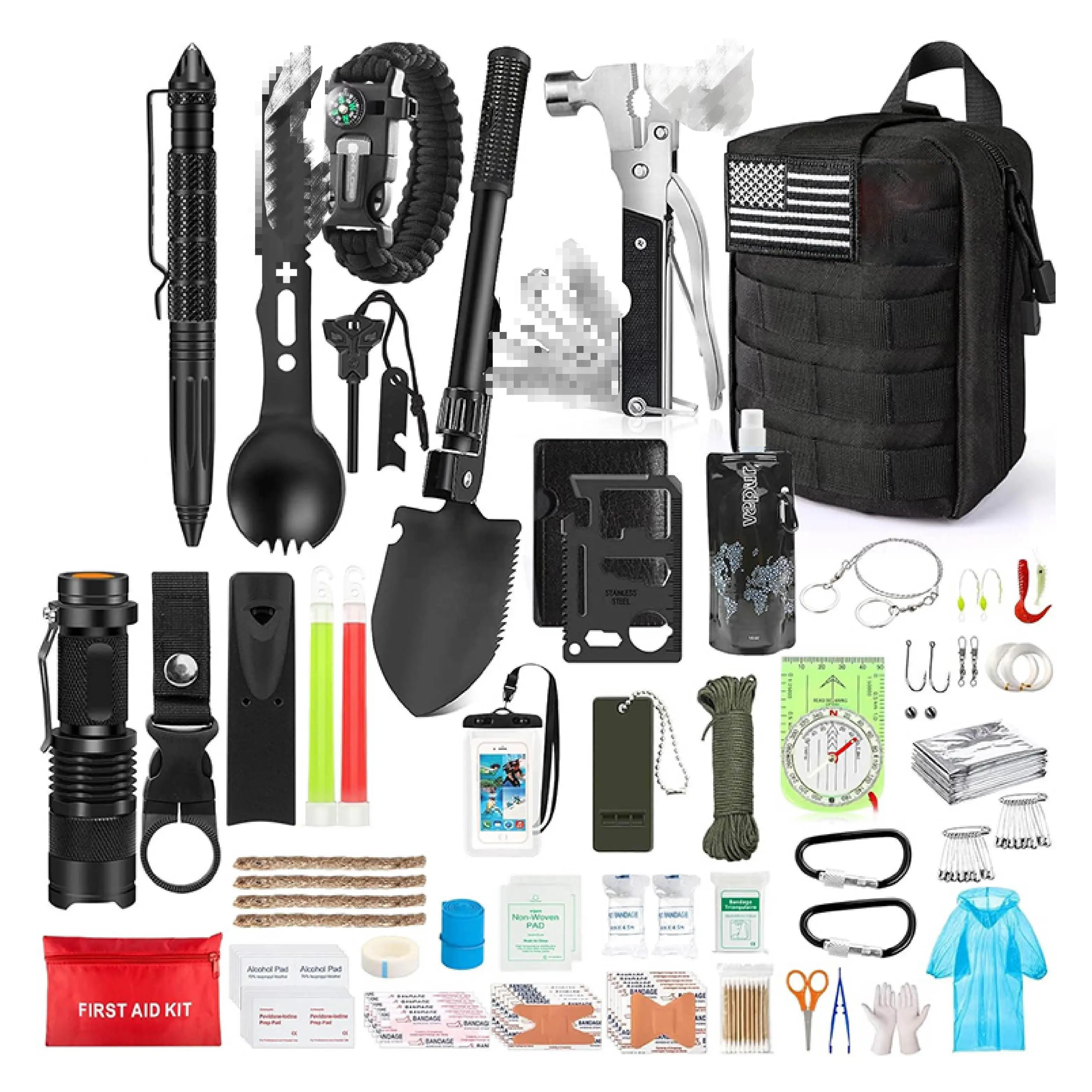 Camping Hiking Travelling Adventures Camping Survival Kit Outdoor Emergency Gear Kit