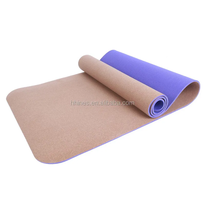 Yoga mat eco friendly best selling cork yoga mat