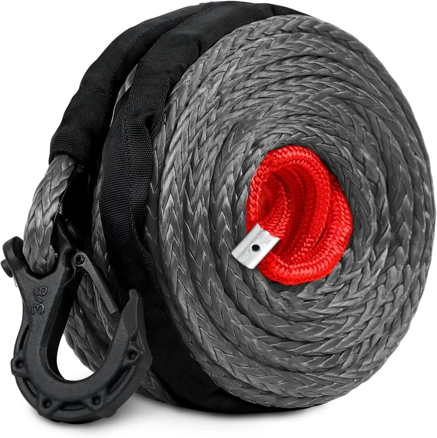 12-strand braid winch rope UHMWPE 12mm winch rope tow strap