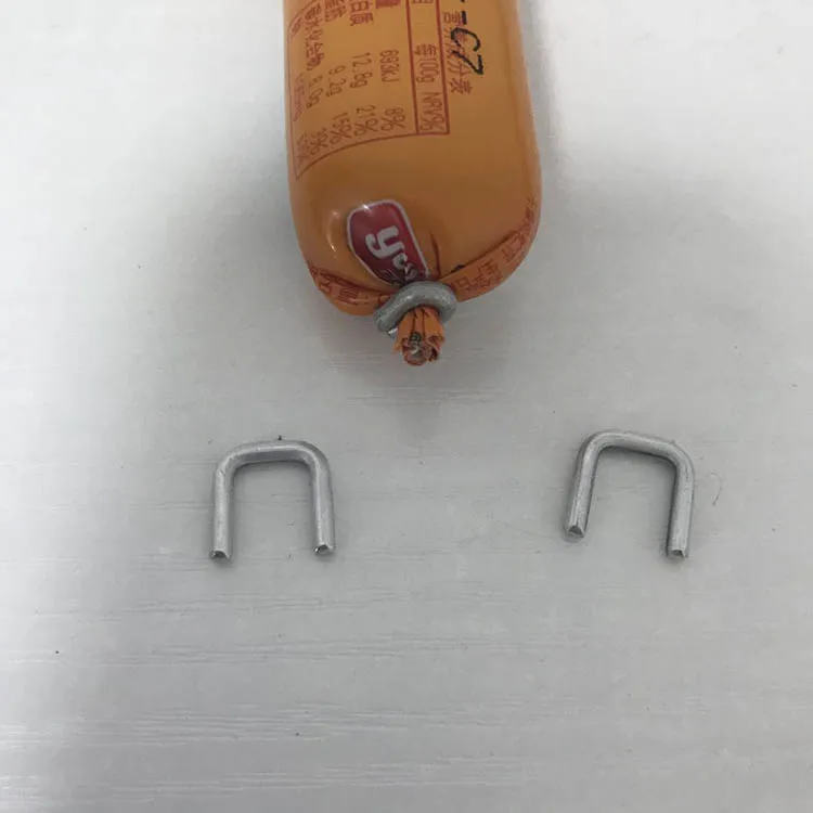 U801 clips for manual U shape sausage clipper clipping machine