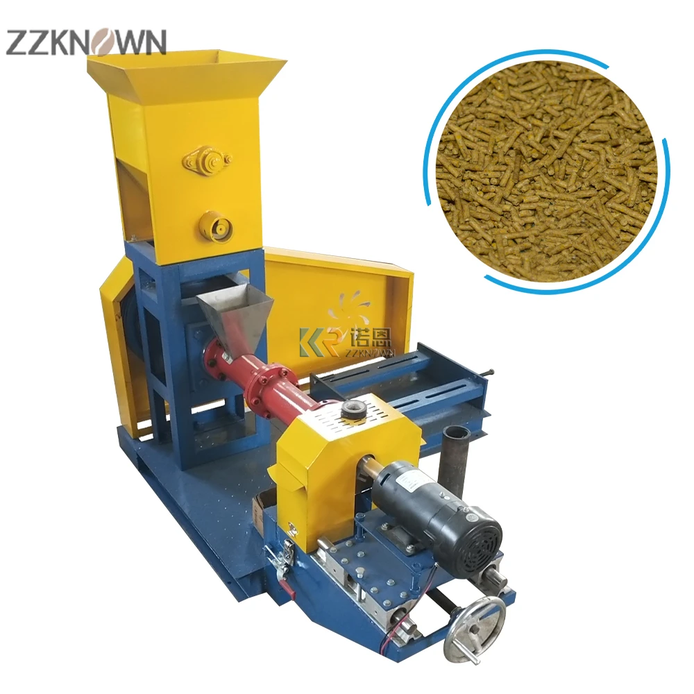 2024 Fish Feed Extruder Cutter-Type Equipment For Food Plant Industries Produces Aliment Poisson Pellets-Best Price Bangladesh