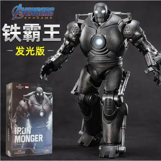 Оригинальные игрушки ZD Tony Stark Iron Monger светящаяся модель ручная игрушка 1915-01 фигурка