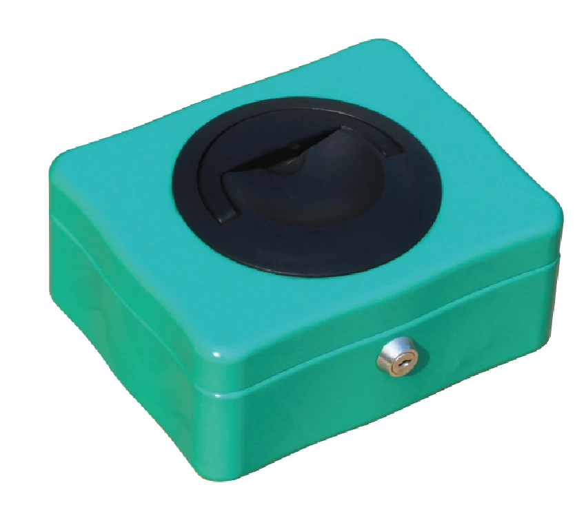 
Китай Оптовая безопасности ключ замок кассовый ящик металлический ящик для денег с пластиковой ручкой 