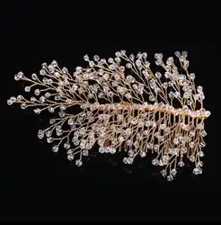 Copper Alloy Tree Shape Wedding Crystal Hair Comb Bridal Hair Comb