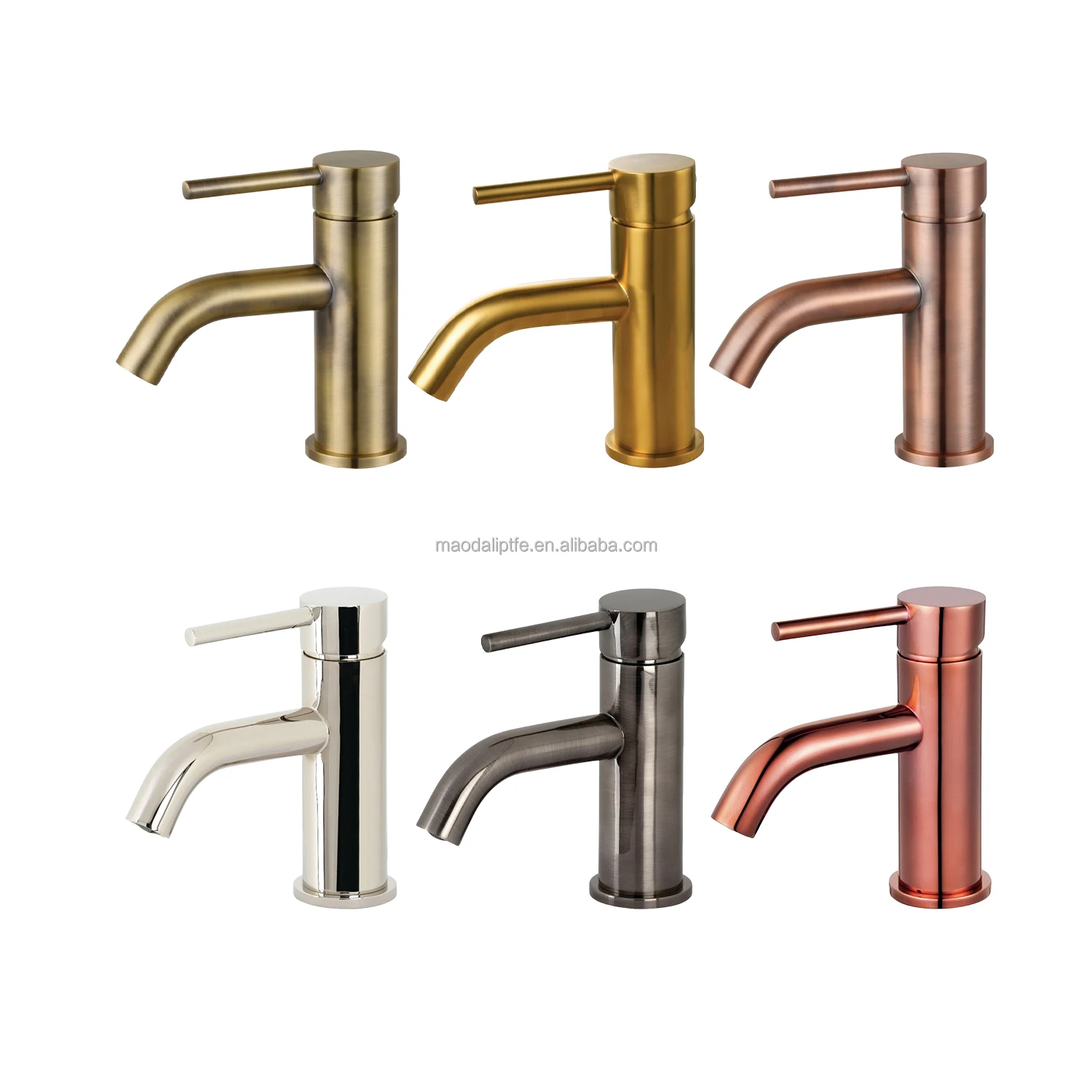 Top Selling Classic Black Luxury Brushed Golden Bathroom Faucet Brass Basin Faucet Toilet Tap Bathroom Mixer