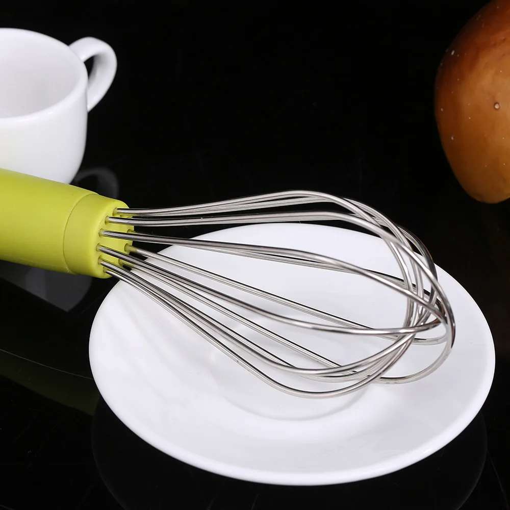 With Bottle Opener Balloon Wire Whisk Egg Beater Stainless Steel Egg Tools for Blending Whisking Beating Stirring Cooking Baking