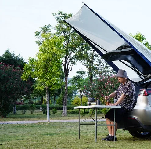Outdoor camping car tent pop up rain proof car tailgate tent