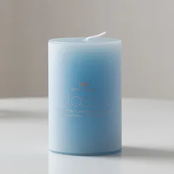 Wholesale Designer Relaxing Luxury Crystal Aromatherapy Candle Soy Wax Custom Pillar Candle
