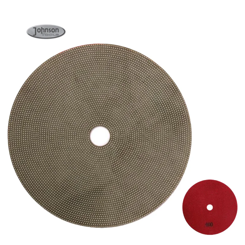 Premium 7' Metal Bond Electroplated Granite Grinding Diamond Metal Bond Polishing Pads For Granite Marble