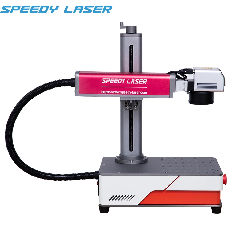 2024 Factory Direct Sale 20W 30W Mini Fiber Laser Marking Machine Small Laser Engraving Machine for Brass Copper Gold Silver
