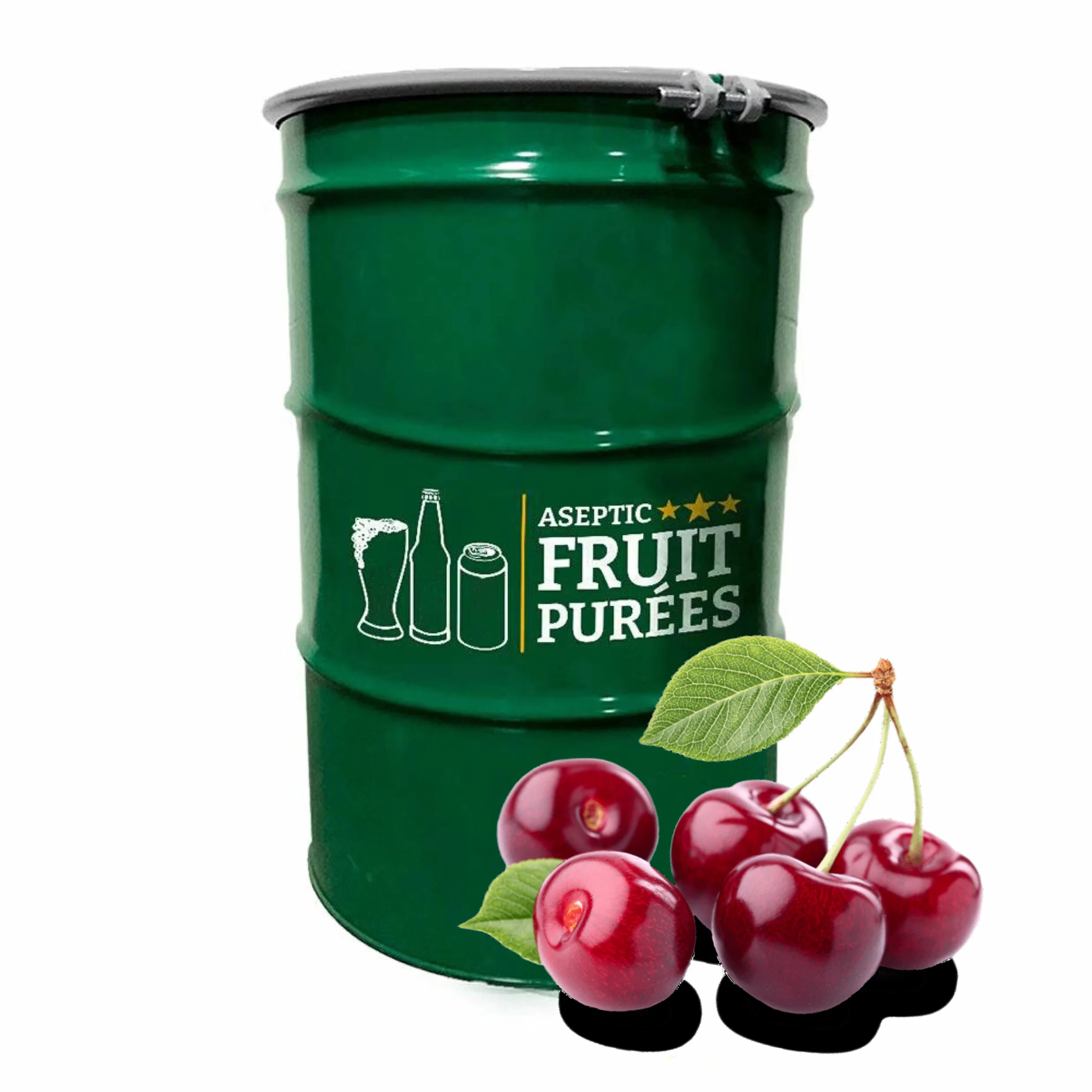 Brix 42 TA 3.5 aseptic bag drum 200kg Pure Natural Beverage drink raw material fruit Puree pulp cherry juice concentrate