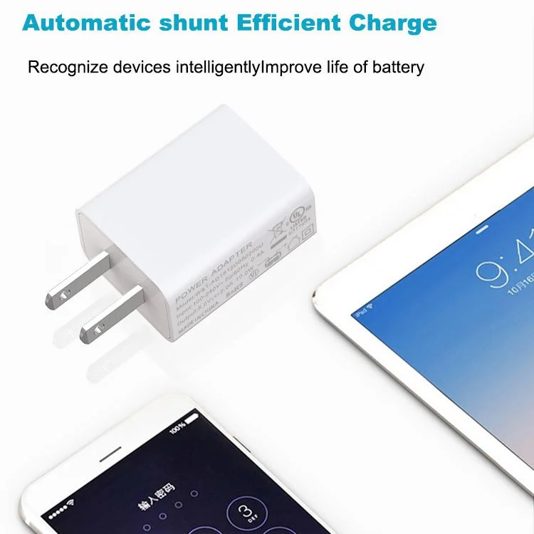 Factory Stock For Iphone Samsung 5v1a 2a Usb Charger Portable Quick Charger Android Eu Us Plug Cell Mobile Phone Charger Adapter