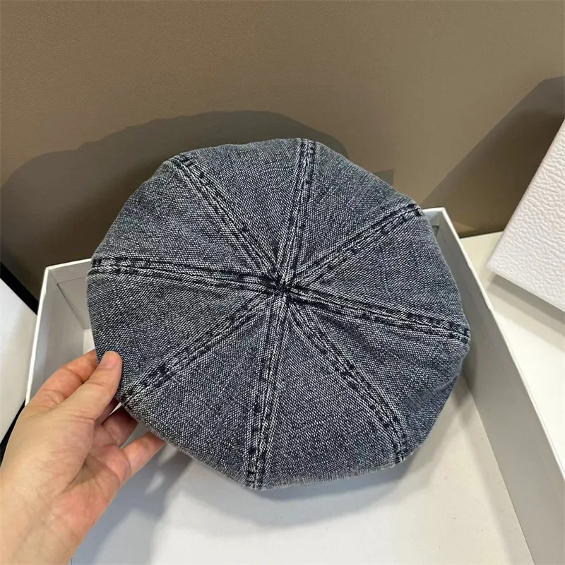 wholesale custom print logo winter hat bulk cold hat wool beret cap 2023 fascinators elegant solid blank beret hat for women