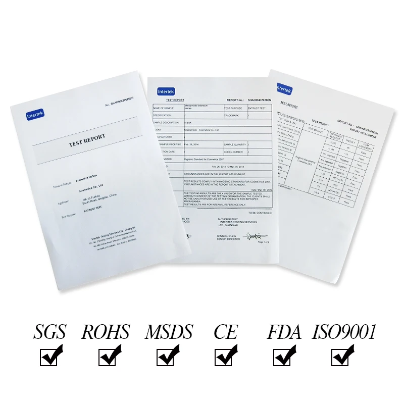 Free Sample Natural Soft custom made korea PBT fibre private label lash extension individual eyelash extension