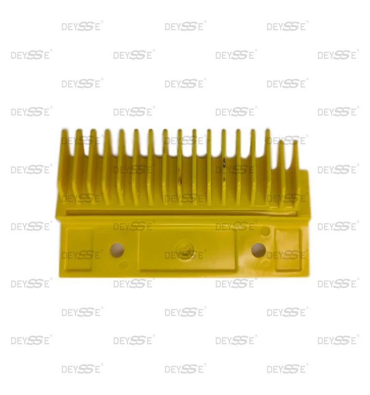 Escalator Parts Comb Plate Yellow Plastic DSA000B654 RHS 17T Left
