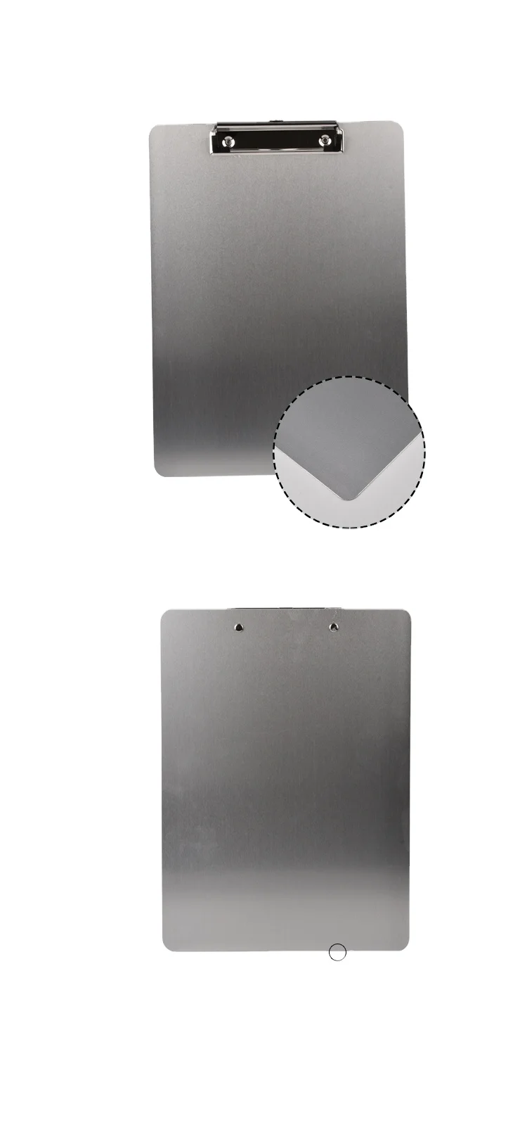 Professional manufacture factory directly golden metal clipboard