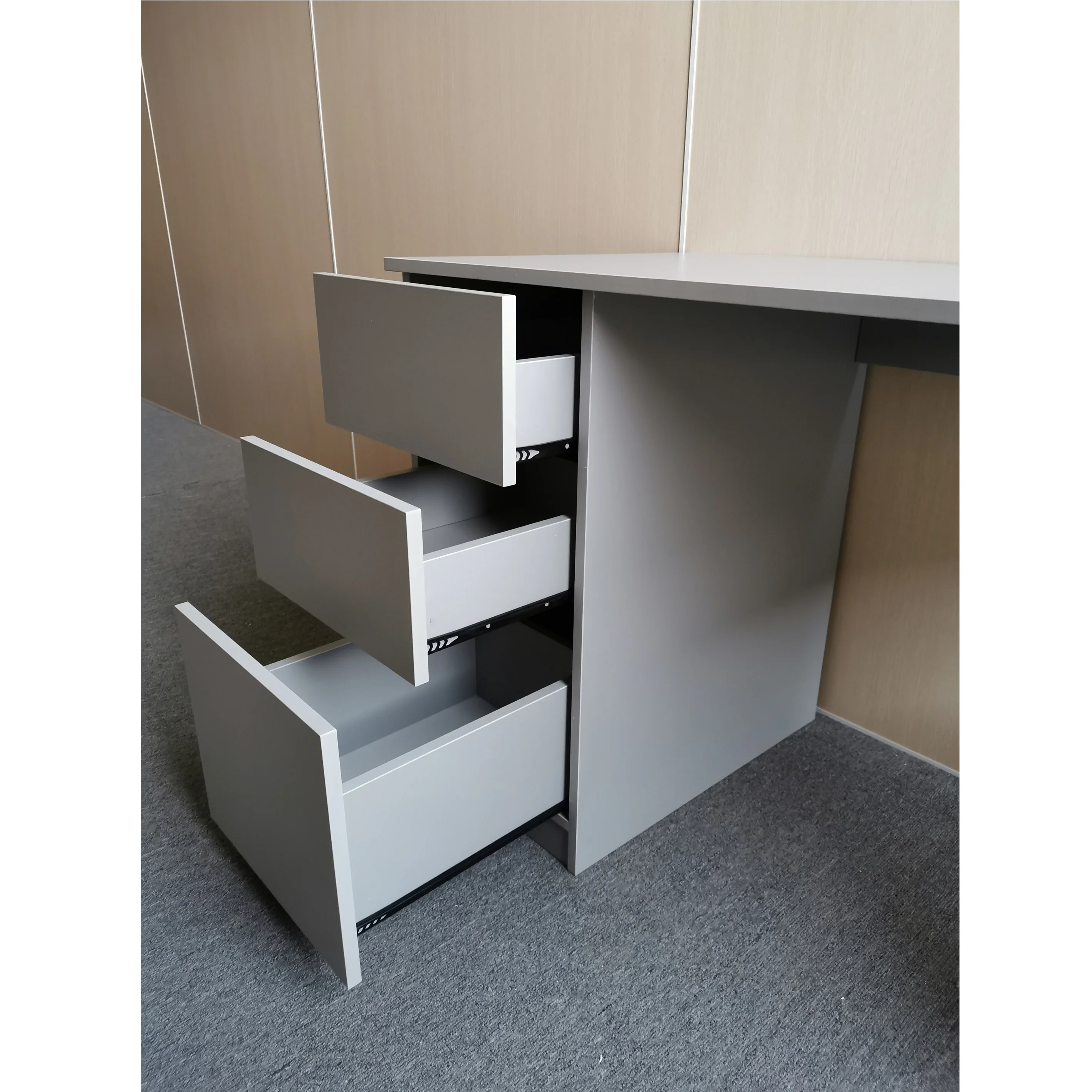 Specific Use SOHO office furniture with drawer wooden single computer table home office desk