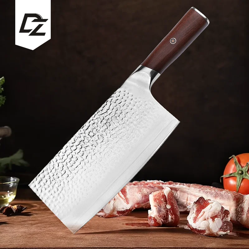 Хит продаж поварские Ножи ручной работы из нержавеющей стали мясорубка измельчитель для мяса китайского нож домашнего использования