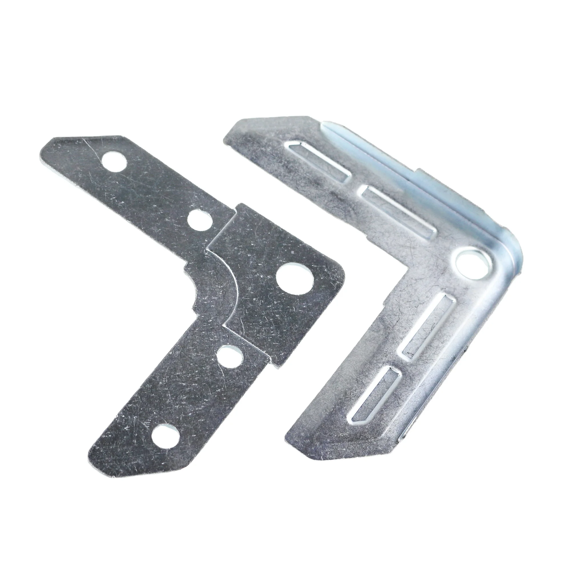 AOJIA Duct Angle Code  Galvanized Metal Lampblack Pipe Hook Code Fittings Duct Clamp Strip Ventilation Pipe Joints