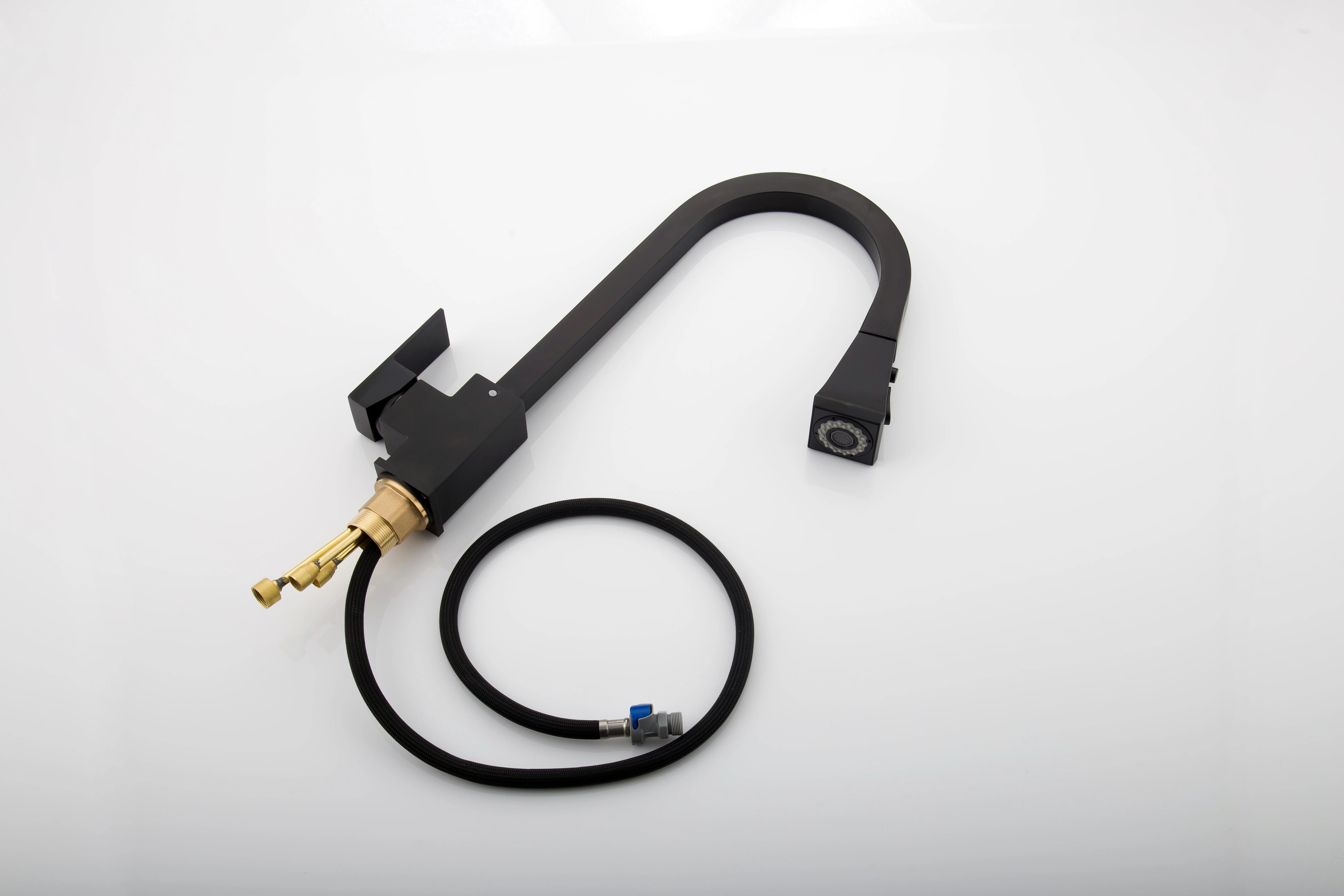 SKL-CL003B Kitchen faucet pull out black kitchen faucet mixer with flexible hose