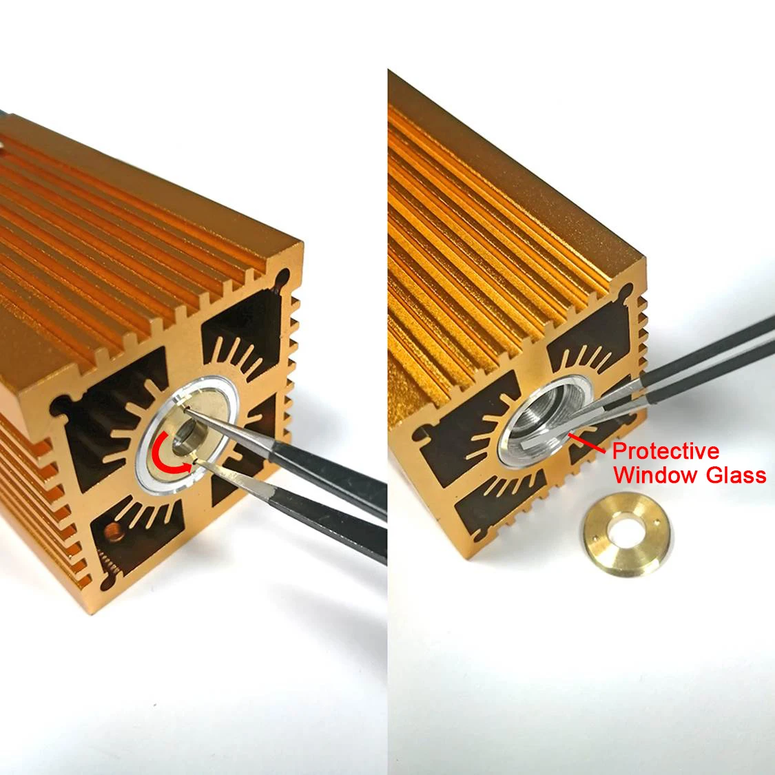  Профессиональный лазерный гравировальный модуль 450nm 5W/20W с фиксированным фокусным расстоянием высокой мощности модуляцией