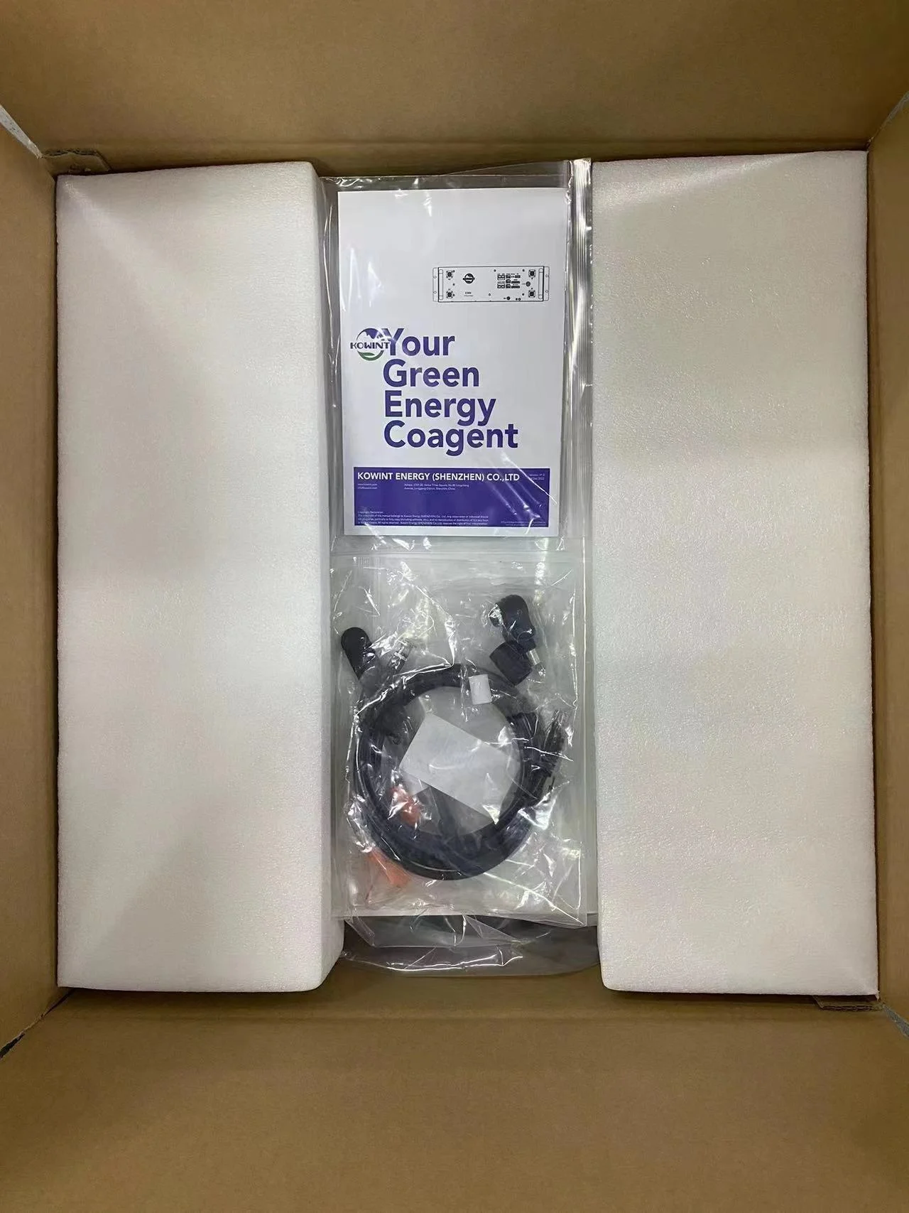 Kowint 6000 Cycle Life Solar Power 5KWH Lifepo4 Solar Lithium Ion Battery Pack 100AH 200AH 48V 5KW Rack Mounted Lithium Battery