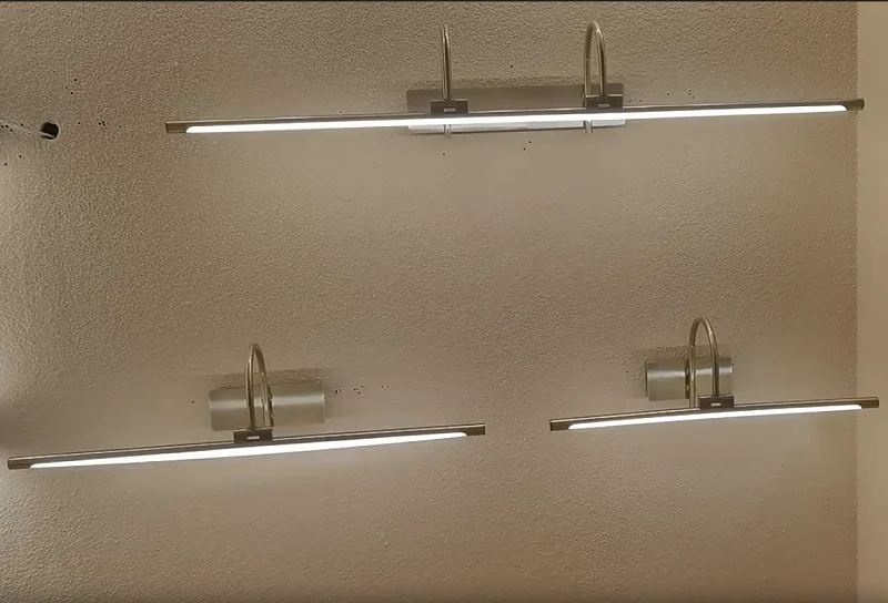 Adjustable Antique Brass Indoor Painting Frame Wall Lights 5W 8W 11W LED Wall Gallery Picture Light