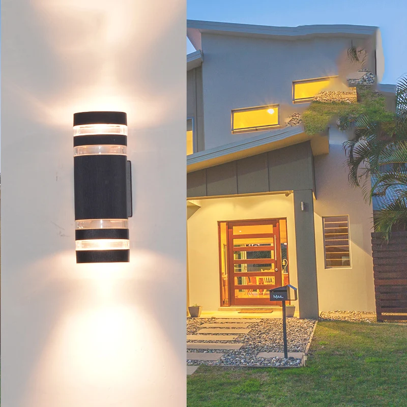 IP65 Modern Wall Light Outside Wall Mounted Exterior Fancy Fixtures Outdoor Waterproof Outdoor Wall Lamps