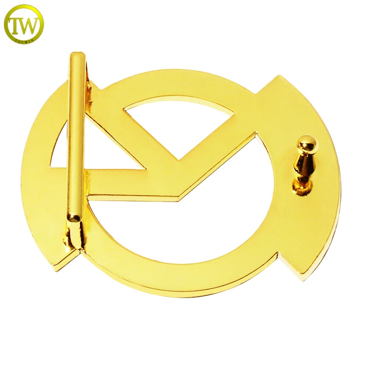 Custom own design Metal Letter Waist Belt Buckle metal Logo buckle Metal Belt Buckle for Men