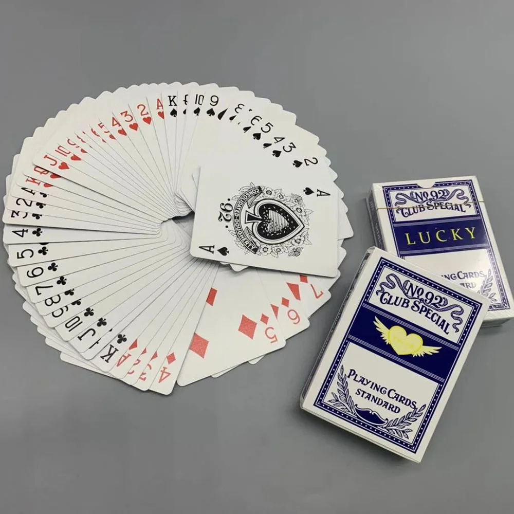 Custom Design Logo Paper Printing Poker Playing Card Blank Tunisia Game Playing Cards