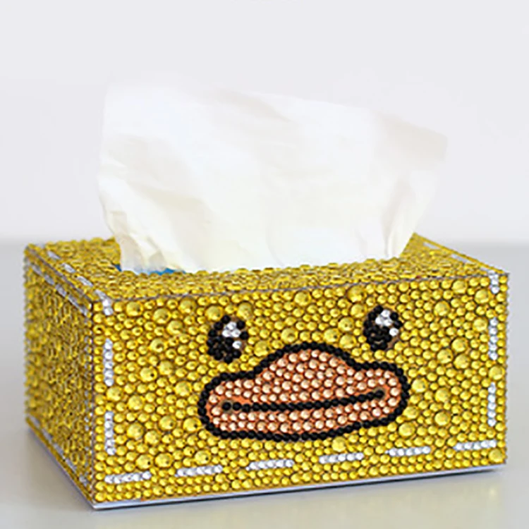 Home Office Car New Crystal Diamond Embroidery Diamond Painting Handmade Diy Tissue Box