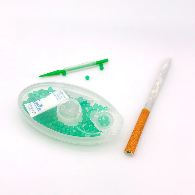 Hot Flavor Cigarette Menthol supply mint crushball blue menthol flavor smoke beads