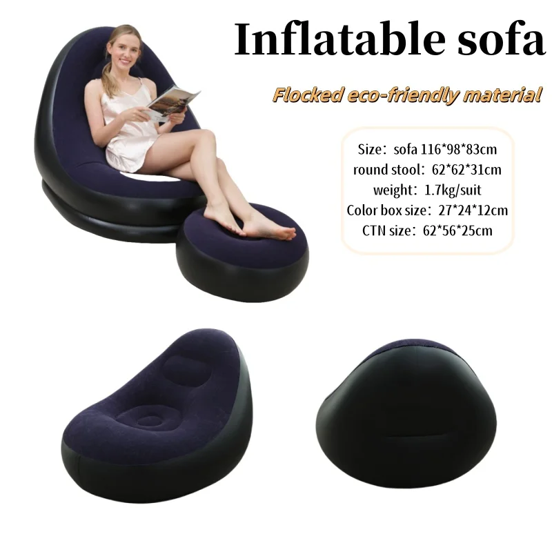 SunsetChill Inflatable Sofa Watch the Sunset in Style with Our Inflatable Luxury A Bestseller for Beachfront Relaxation