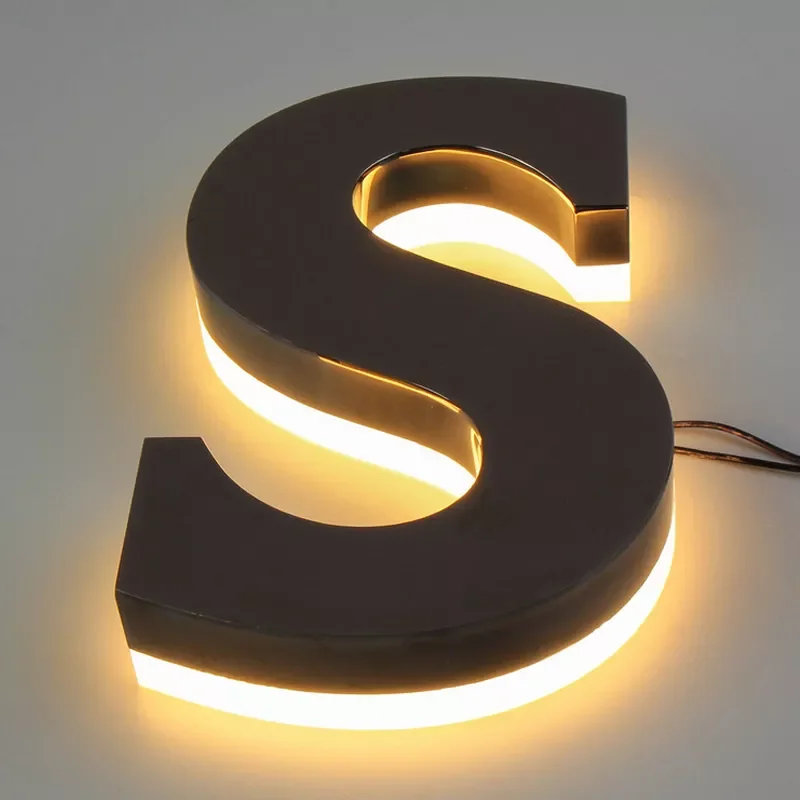 Настенные 3D Буквы B-neon на заказ наружные акриловые светодиодные логотипы знаки магазина передние световые