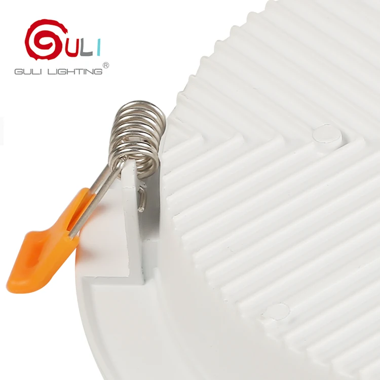 Commerical Square Round 6watt 12watt 18watt 24watt Die-casting Panel Light/ceiling Embedded Led Panel Light