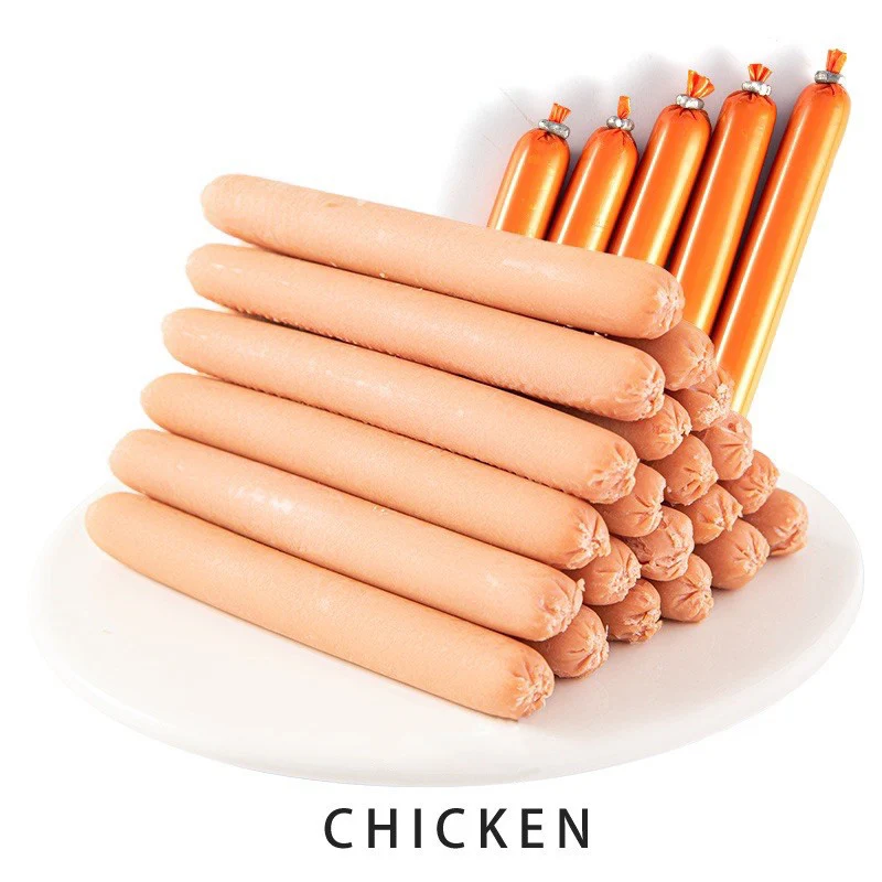 Factory manufacturer direct wholesale of high-quality bulk safe pet snacks ham sausage prt ham