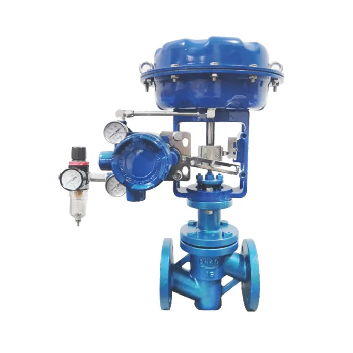 VINCER 6in PN16 WCB/CF8 High sealing Pneumatic fluorine lined bellows regulating valve