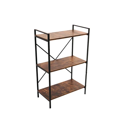 
Modern Furniture Office Bookcase wisda Vintage industrial Wood Metal Bookshelf Storage Rack Bookshelves Bookcases storage 