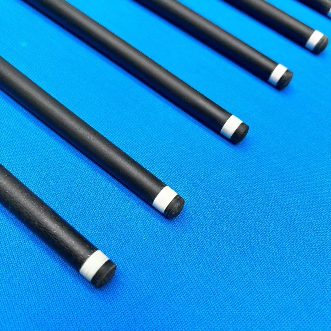 Ready to Ship High Quality 10mm Tip Single Cue Carbon Fiber Pool Cue Stick for Billiard Sports and Pool Games