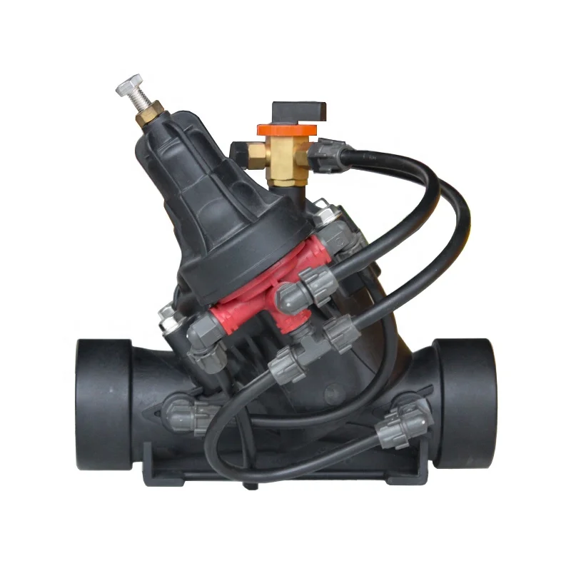 Ручной ПВХ 12v dc 24v Электрический pp пластиковый нейлоновый редуктор давления воды