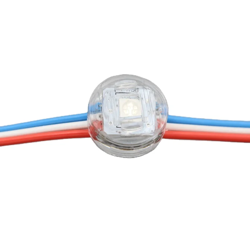 DC5V ws2811IC 5050 RGB SMD1 LED diameter 16mm LED Module,RGB led pixel module lamp string transparent cover