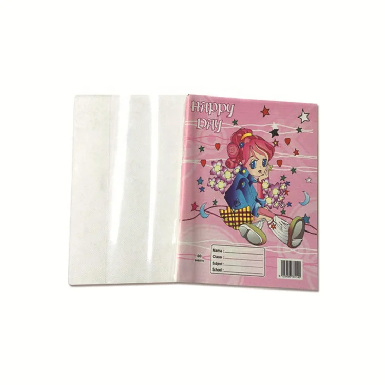 Cheap Arabic line exercise book for children with PVC jacket cover