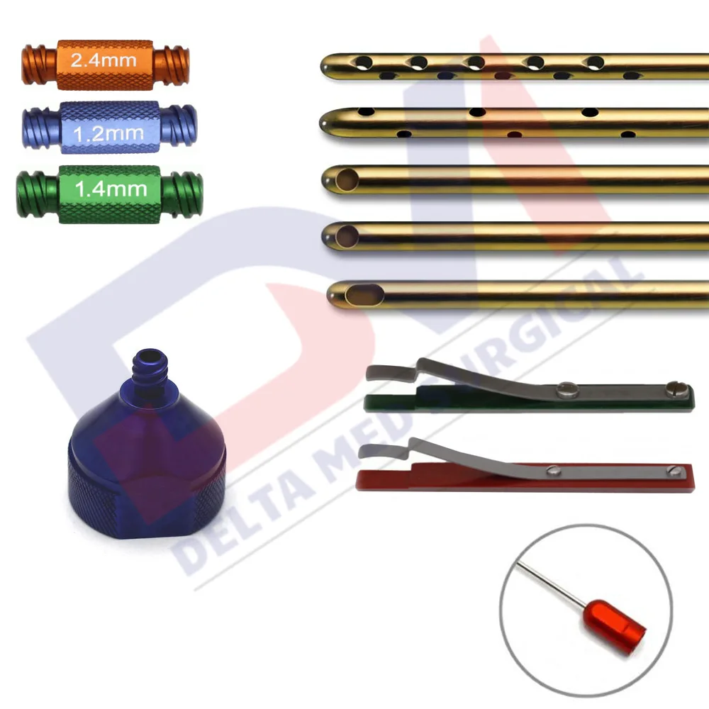 Набор канюли для липосакции высокого качества для лица с замком Люера