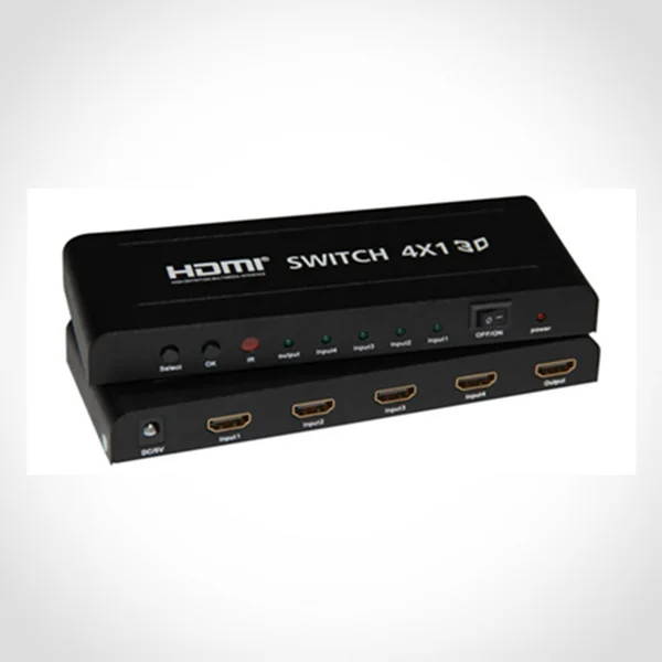 PIP 4 port HDMI switch 4 in 1 out,4K HDMI switch 4x1 with picture in picture