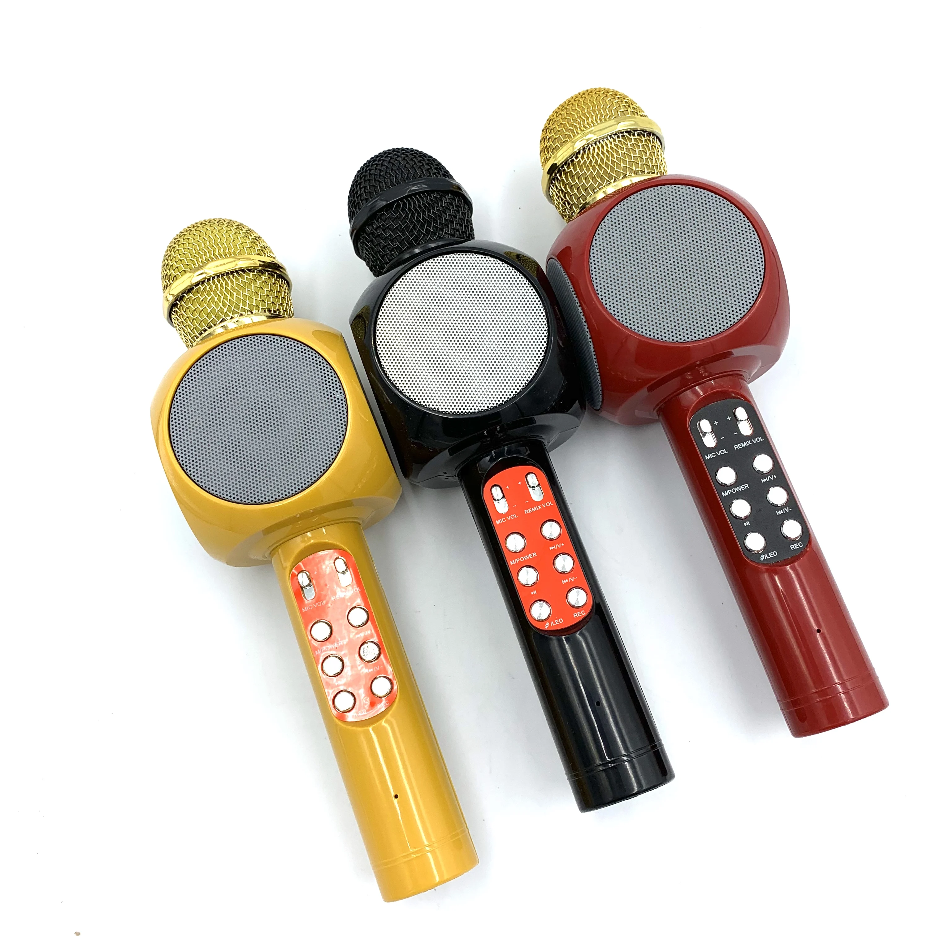 Беспроводной профессиональный микрофон для караоке WSTER динамик два в одном USB-плеер дома KTV с Usb/наушниками/TF/DC5V