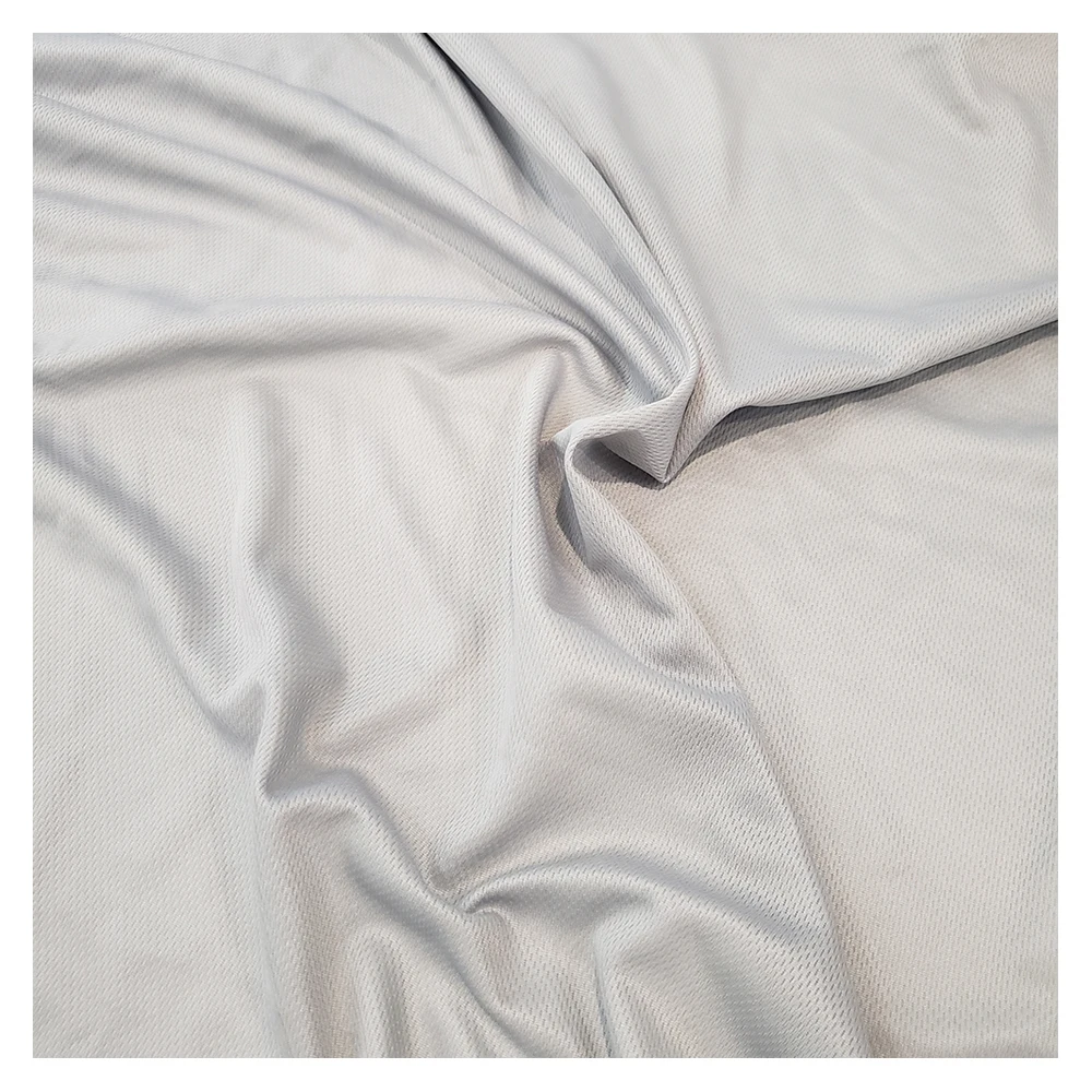 HOT. 100% Polyester Mesh Knit Jersey Fabric For Sports Wear T Shirt Sofa Furnitures Lining