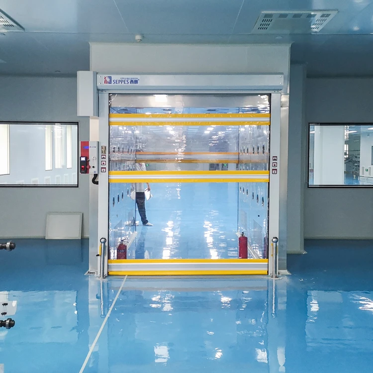 High-speed Door Supplier Plastic Intelligent Protection Door Factory Rapid Roll High Speed Clean Door