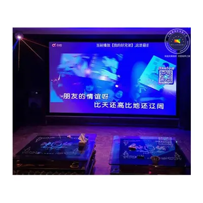 XY screen Sound Max 4k Projection Screen Acoustic Transparent With Epson EH-TW7000 Projector